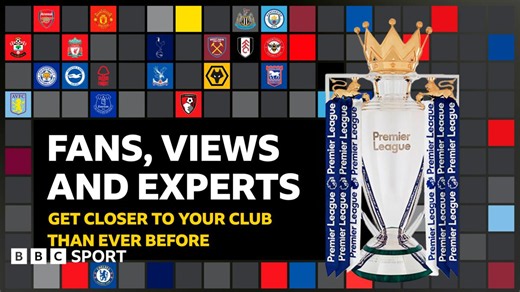 Premier League: Follow your club this season with BBC Sport