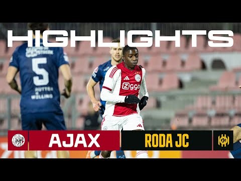 Highlights Jong Ajax - Roda JC | Keuken Kampioen Divisie