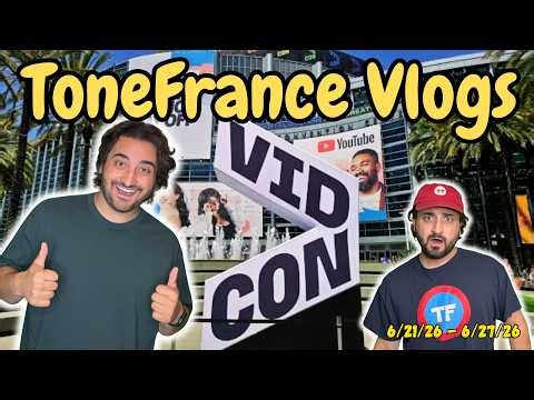 VidCon Was AWESOME & Rating Pizza! | ToneFrance Vlogs | 6/21/26 - 6/27/26
