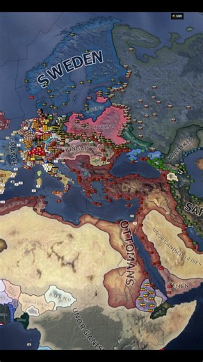 HOI4 TIMELAPSE: WHAT IF SWEDEN ANNEXED CHINA IN 1700 #heartsofiron4 #hoi4