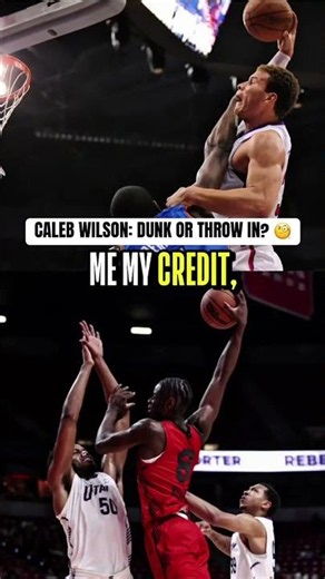 Caleb Wilson is not letting y’all discredit his posterizer! 😂