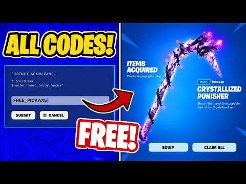 ALL FORTNITEMARES ADMIN PANEL FORTNITE CODES! (NEW LOBBY HACK CODES)