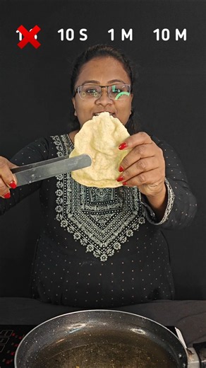 1 Sec to 1 hour papad fry 😁 Viral challenge