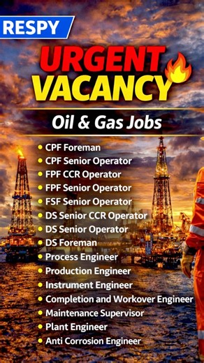 URGENT Oil & Gas Jobs 🔥 | Multiple Vacancies | RESPY HR Consultants
