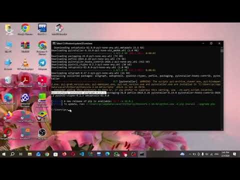 How to run a program python as exe file i' windows 🐍