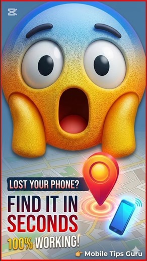 Find Your Lost Phone Instantly! 😱📍 (Android & iPhone Trick)