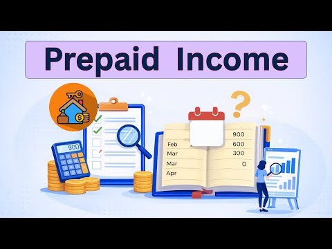 Prepaid Income Explained | Income Received in Advance | Accounting