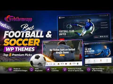 Best Football & Soccer WP Themes – Top 8 Premium Picks