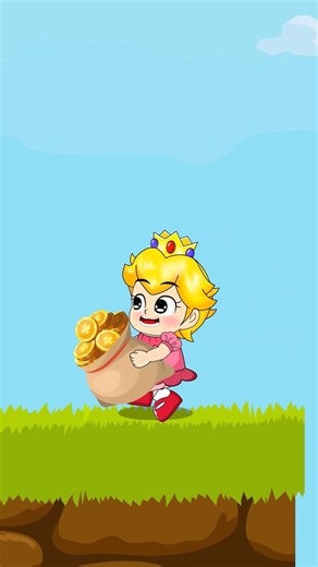 Who Loves More? Mini Mario Chases Treasure, While Peach’s Daughter Works Hard to Save Her Mother