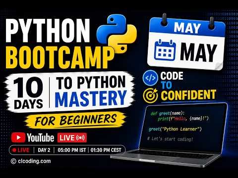 May Python Bootcamp Day 2