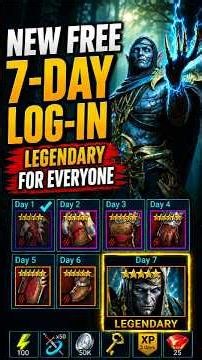 100% FREE LEGENDARY FOR EVERYONE #raidninja #raidninjaempire