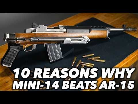 10 Reasons Why the Ruger Mini-14 is The ULTIMATE Rifle! (SMASHES the AR15 & AK47)