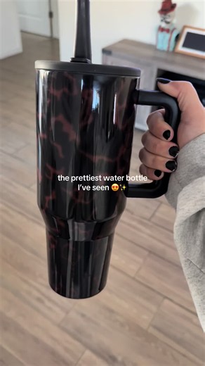 The Prettiest Hydro Flask Tortoiseshell Water Bottle 😍✨