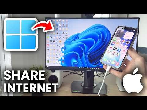 How To Share iPhone Internet To PC Via USB Cable - Full Guide