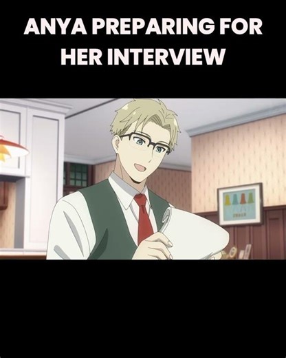 “Anya Preparing for Her Interview… 😂❤️” #anime #spyxfamily #ytshorts