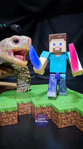 Minecraft ASMR Mukbang Eating CRYSTAL Swords ⚔️