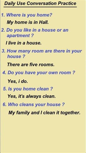 Daily Use English Conversation Practice | Improve Speaking English