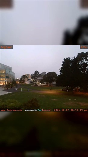 FogCam sunset · San Francisco timelapse · October 7, 2026