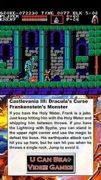 U Can Beat Video Games - Castlevania III: Dracula's Curse - Frankenstein's Monster