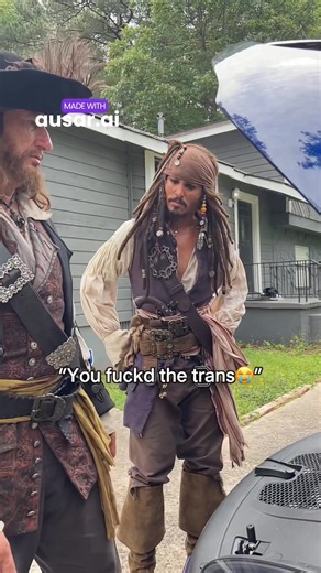 Jack Sparrow did what?💀💀 #jacksparrow #piratesofthecarribean #ausarai #fyp