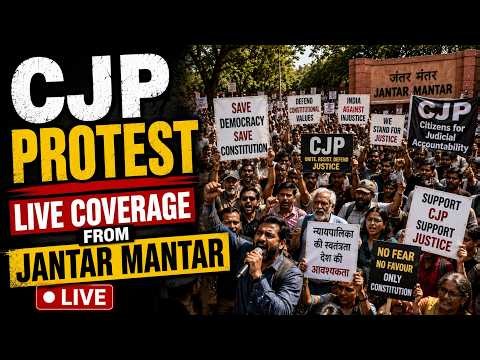 CJP Protests LIVE Updates: Delhi Police Vs Protestors Clash At Jantar Mantar | NEET Paper Leak