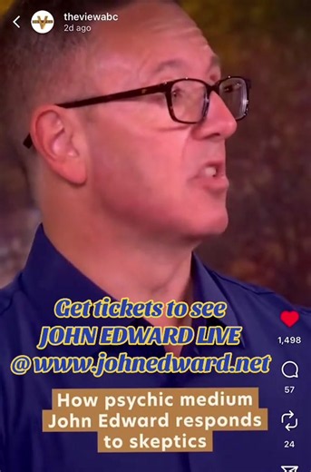 Check out Psychjc John Edward live events in 2026 by clicking the link in my Stan store bio or go to JohnEdward.net/events VIP tickets includes after event QA plus an additional virtual zoom event. See you there 😊 #psychic #medium #reading #spirit #afterlife