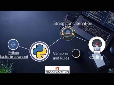 Python basics to advanced lecture -3 |Variables | it's Rules | string concatenation | (tel+eng)