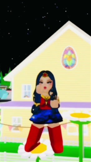 Cute Nocturnal Hero Transformation with Faz 360 in Brookhaven! 🌙🦸‍♀️