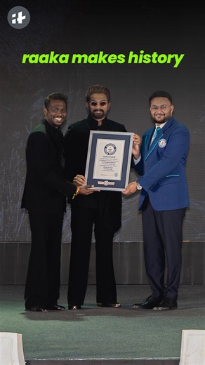 allu arjun & deepika padukone’s raaka sets guinness world record before release #shorts