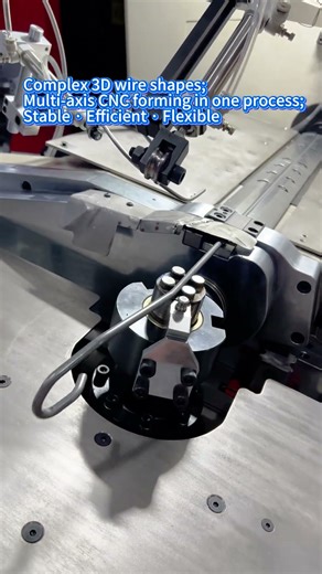 BELAN CNC wire bending machine，From simple to complex 3D wire shapes.#metalforming #customparts