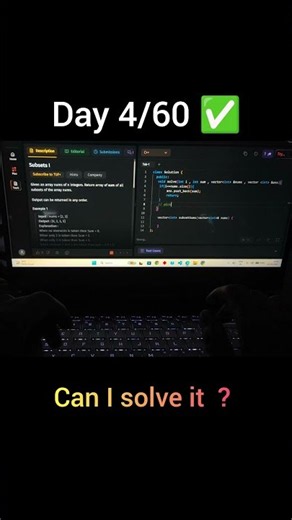 Day 4/60: Backtracking Finally Makes Sense 🔥 | 60 Days DSA Challenge