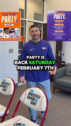 Coach Erik Bakich on Instagram: "Clemson Students = FREE Kids 12 & Under = FREE The Clemson Baseball “We Like to Party” Party is back! See you on Feb. 7th at 2pm! LFG!"
