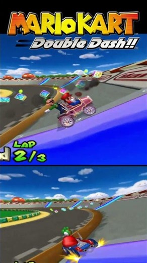 Mario Kart Double Dash!! - Multiplayer Chaos #shorts #nintendo #mariokartdoubledash #mariokart