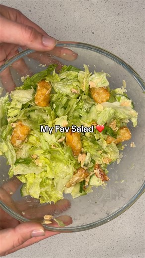 Crispy Salmon Caesar Salad with Hash Brown Croutons