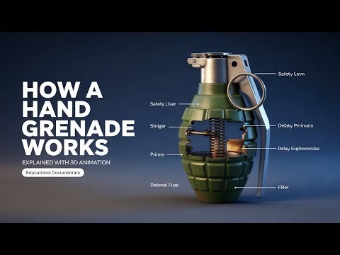 How a Hand Grenade Works – Explained with 3D Animation