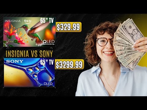 Insignia 65″ QF QLED $329 vs Samsung S90F OLED $1499 | Is OLED Worth the Extra Money? QLED vs OLED