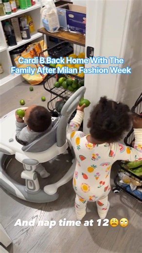 Cardi B Back Home With The Family After Milan Fashion Week #tamtonight #timetotime