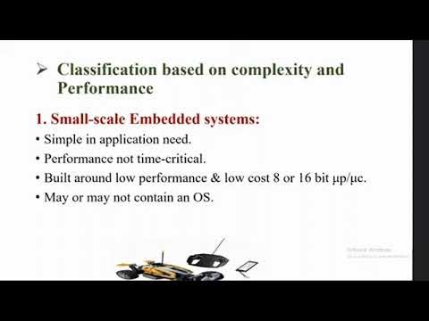 classifications of embedded systems