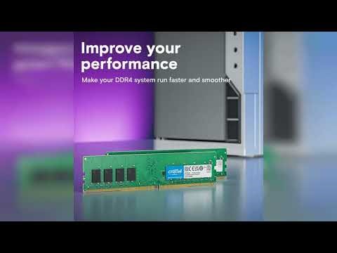 Review: Crucial 16GB DDR4 RAM, 3200MHz (PC4-25600) CL22 Desktop Memory, UDIMM 288-Pin, Downclo...