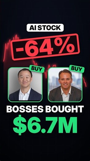 Insiders Buy $6.7M of Their Crashing AI Stock