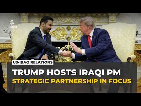 Trump and Iraqi PM al-Zaidi discuss energy, militias and Iran tensions at White House