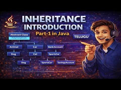Inheritance in Java Part 1 Explained in Telugu | OOPS Concepts | SpringTechie