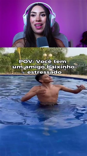 Marca seu amigo baixinho estressado #shorts IB @GabrielTarobinha