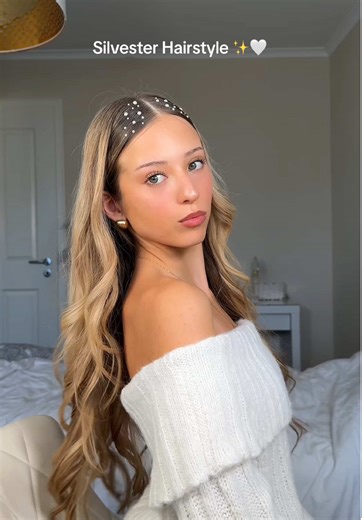 Stylischer Sylvester Hairstyle zum Nachmachen ✨🤍