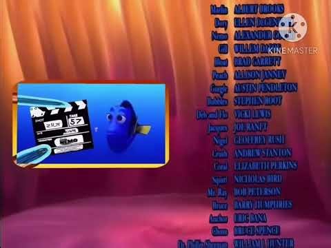 Finding Nemo (20th Annviversary) end credits Bloopers Outtakes Full Frame