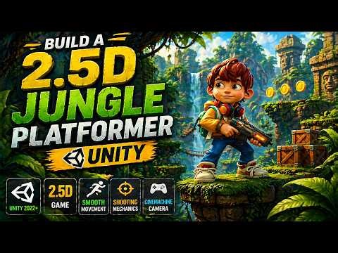 Unity 2.5D Jungle Game Development Course | Complete Game from Scratch