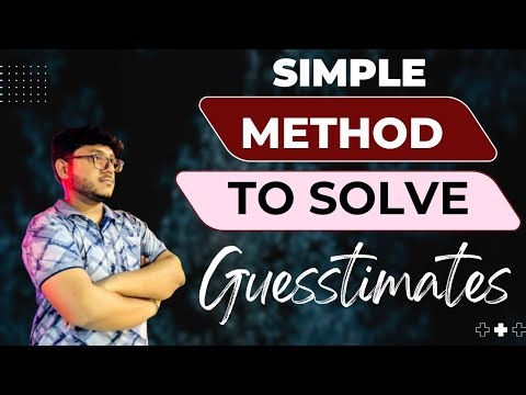 Simple Method to solve any Guesstimates #guesstimate#dataanalyst