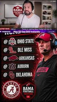 LOOK at Alabama’s 2027 Road Games 👀