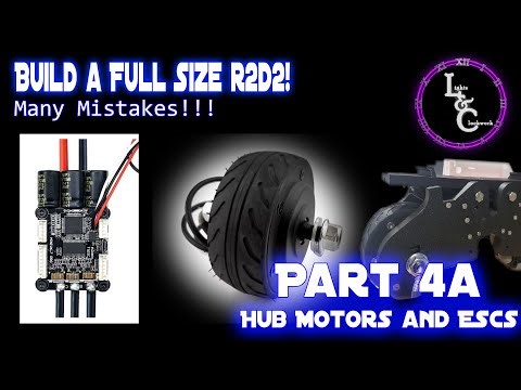 Brushless HUB Motors and ESC Setup - R2D2 Full Build Part 4a