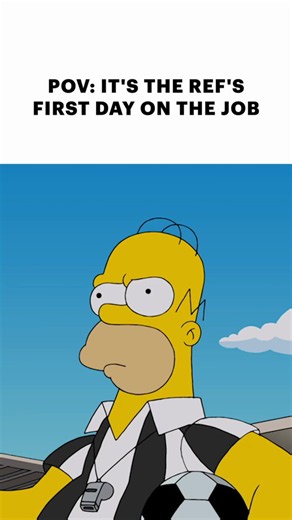 Some refs officiate. Homer innovates. ⚽️Stream on Disney+ & Hulu.
